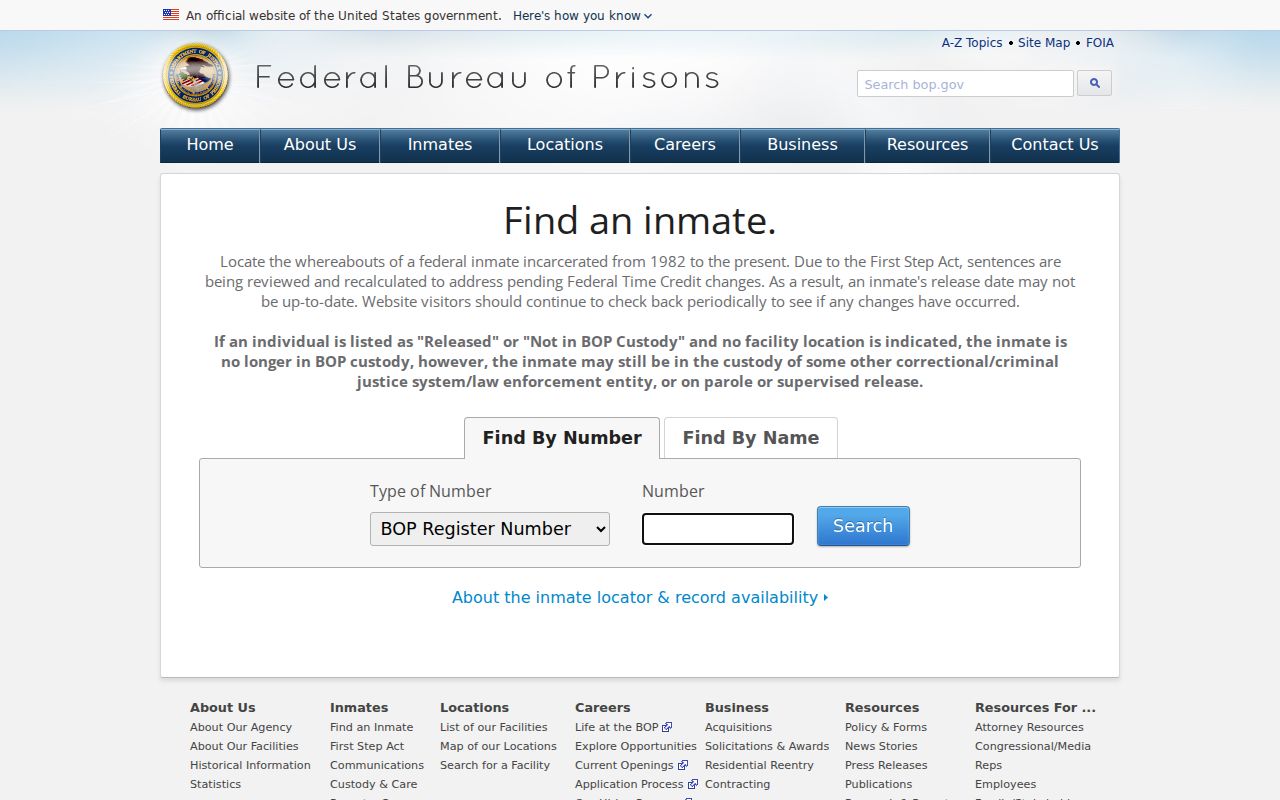 Clayton County arrest lookup federal inmate locator interface