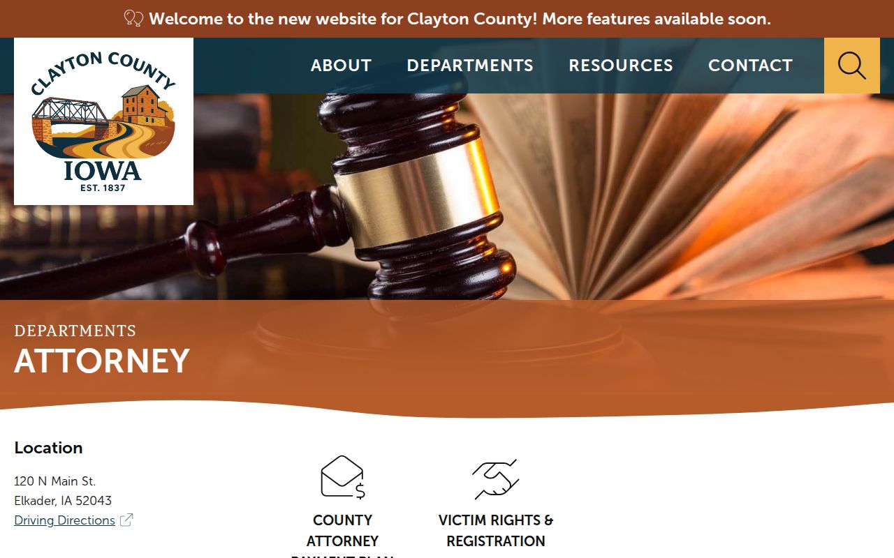 Clayton County criminal court cases County Attorney office page