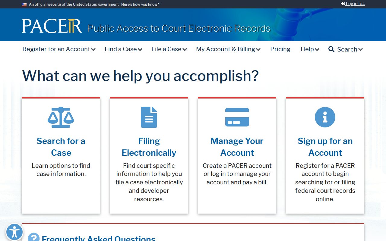 Clayton County criminal court cases federal PACER search page