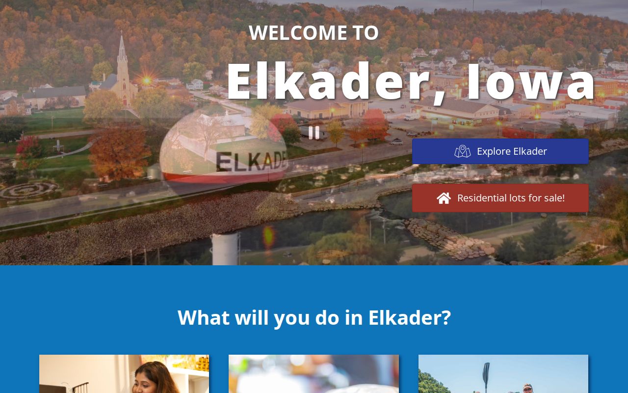 Official Elkader city source for Clayton County criminal records requests