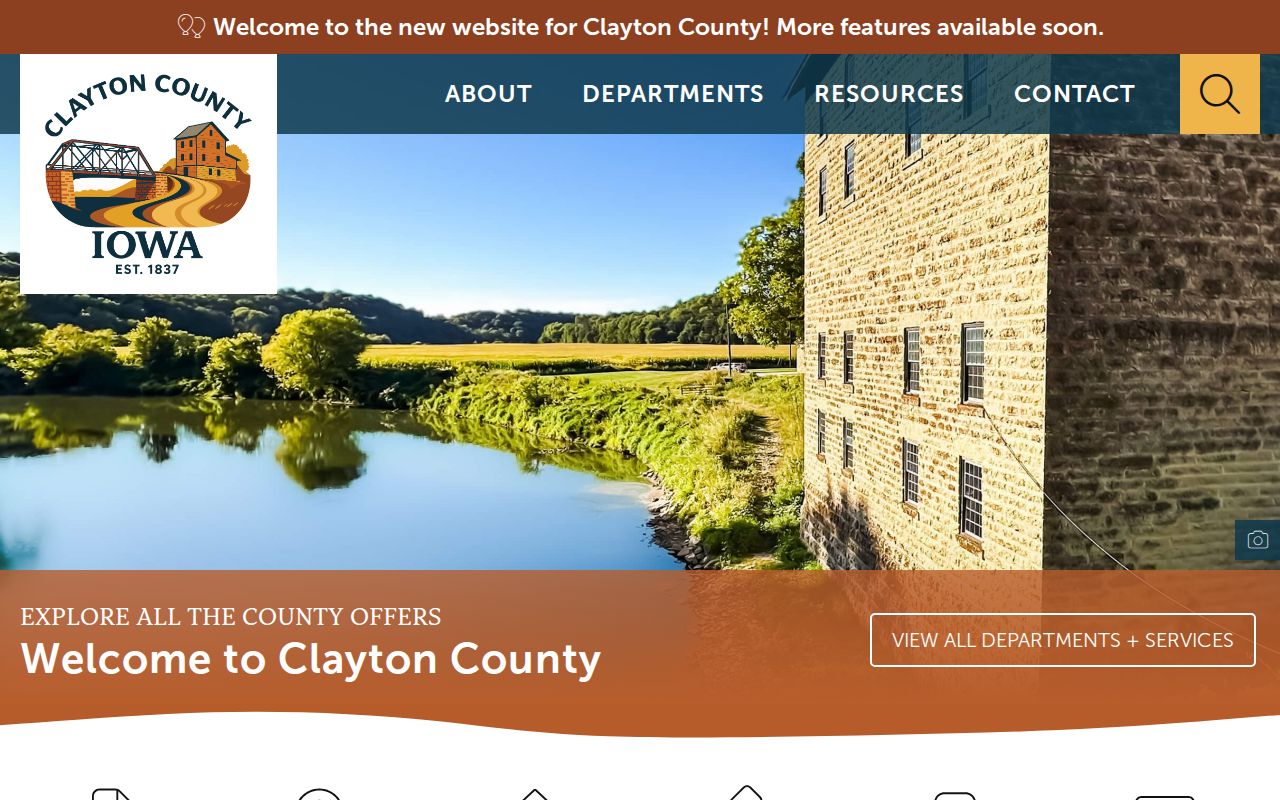 Clayton County government portal for criminal record offices