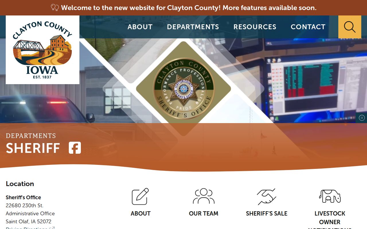Clayton County sheriff contact page for arrest and jail records