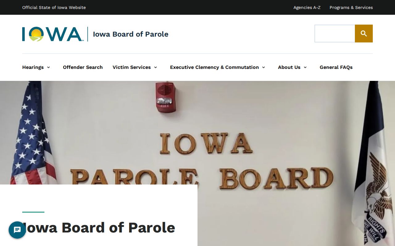 Iowa Board of Parole information for Clayton County criminal history